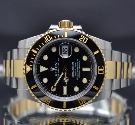 rolex submariner two tone blue ceramic|rolex 2 tone submariner price.